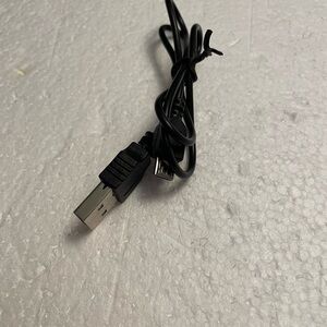 PKG#24-1 Universal Black USB Charging Cable 20” long